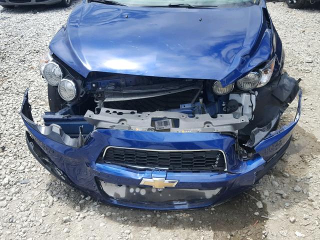 1G1JA5SHXC4228501 - 2012 CHEVROLET SONIC LS 蓝色 照片 9