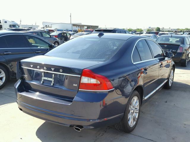 YV1982ASXA1127954 - 2010 VOLVO S80 3.2 BLUE photo 4