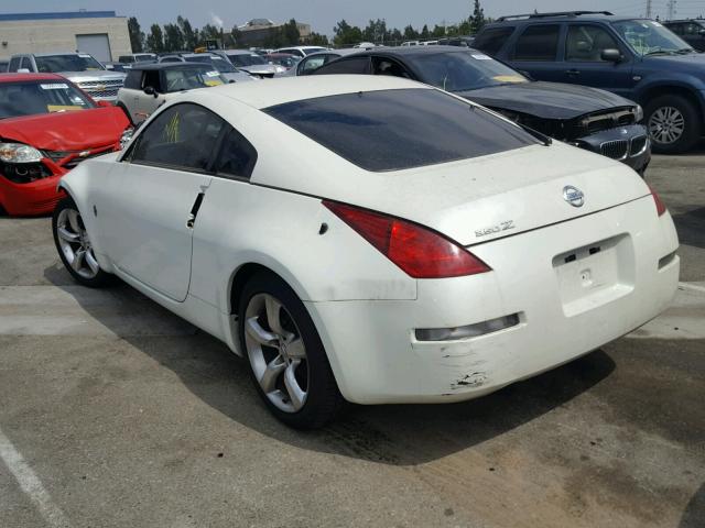 JN1AZ34D66M303118 - 2006 NISSAN 350Z COUPE WHITE photo 3