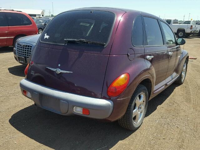 3C8FY68B42T238983 - 2002 CHRYSLER PT CRUISER BURGUNDY photo 4