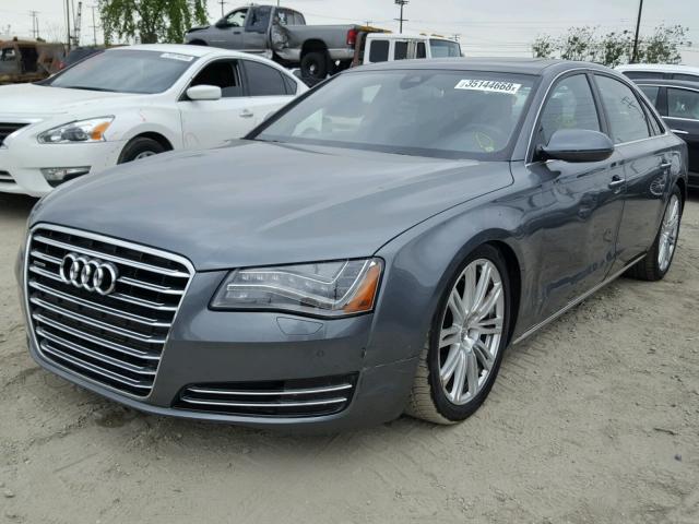 WAURMAFD2EN010855 - 2014 AUDI A8 L TDI 灰色 照片 2
