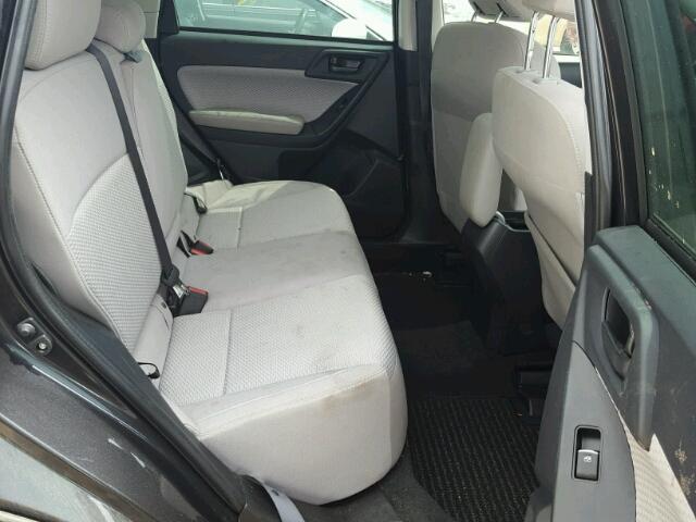 JF2SJAEC4JH409055 - 2018 SUBARU FORESTER 2 BLACK photo 6