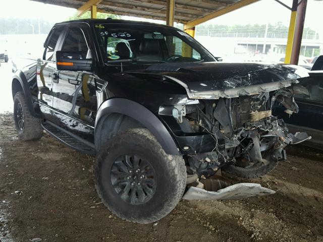 1FTFX1R66EFA66043 - 2014 FORD F150 SVT R BLACK photo 1