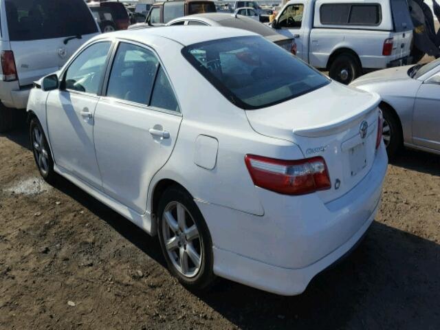 4T1BE46KX9U798678 - 2009 TOYOTA CAMRY BASE WHITE photo 3