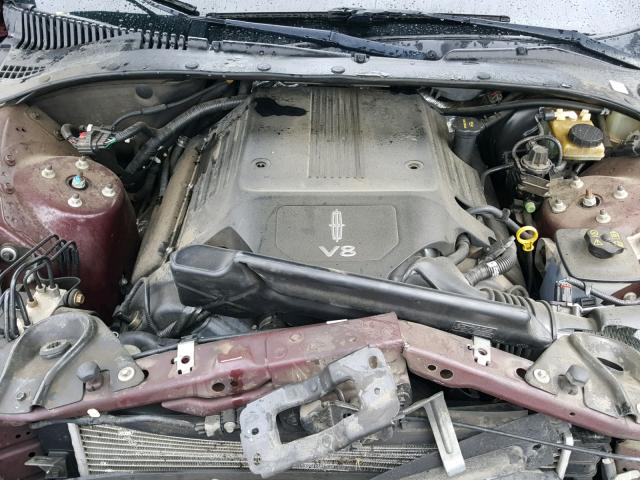 1LNFM87AX6Y614474 - 2006 LINCOLN LS BURGUNDY photo 7