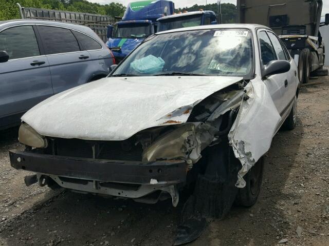 1Y1SK5285XZ448240 - 1999 CHEVROLET GEO PRIZM 白色 照片 2