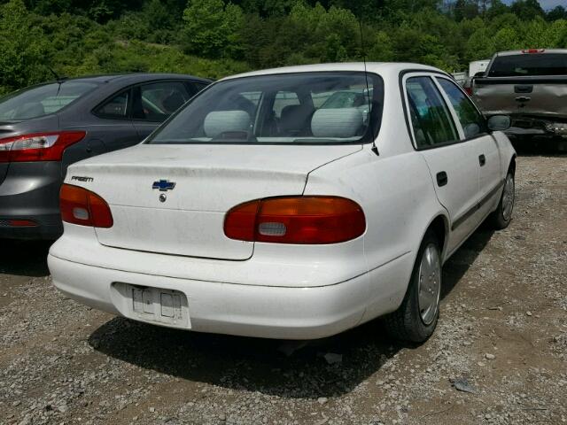 1Y1SK5285XZ448240 - 1999 CHEVROLET GEO PRIZM 白色 照片 4