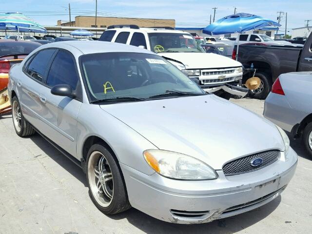 1FAHP53U96A210678 - 2006 FORD TAURUS SE SILVER photo 1