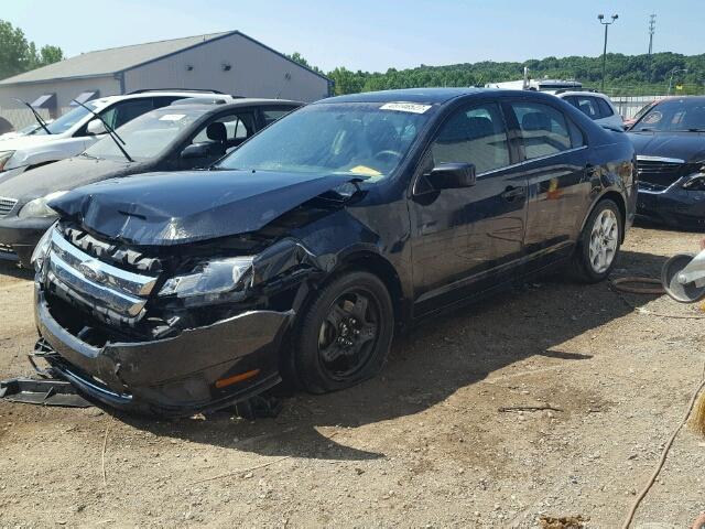 3FAHP0HA5BR126715 - 2011 FORD FUSION SE BLACK photo 2