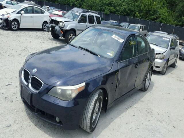 WBANA73514B808691 - 2004 BMW 530I BLUE photo 2