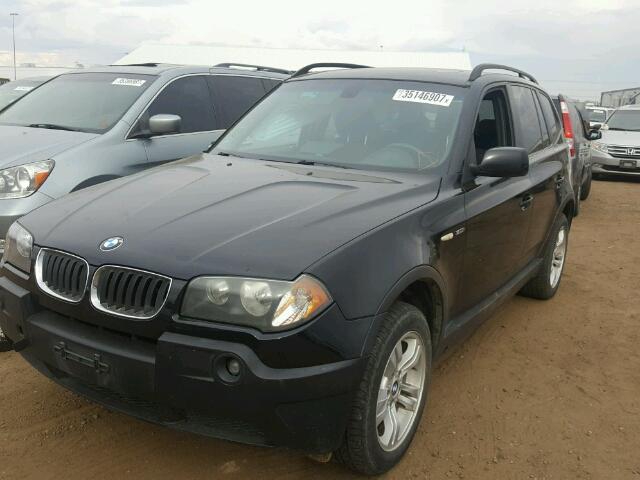 WBXPA934X5WD02582 - 2005 BMW X3 3.0 BLACK photo 2