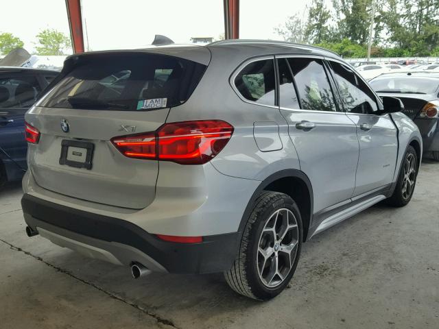 WBXHU7C31H5H33488 - 2017 BMW X1 SDRIVE2 SILVER photo 4