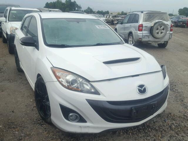 JM1BL1L34D1838401 - 2013 MAZDA SPEED 3 WHITE photo 1