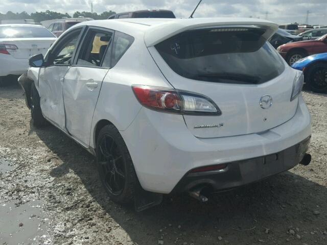 JM1BL1L34D1838401 - 2013 MAZDA SPEED 3 WHITE photo 3