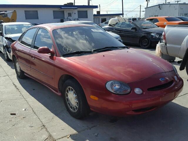 1FALP53S8VG112004 - 1997 FORD TAURUS LX RED photo 1