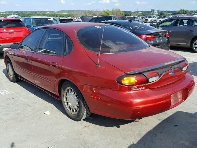 1FALP53S8VG112004 - 1997 FORD TAURUS LX RED photo 3