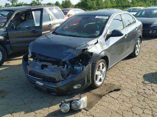 1G1JE5SH7D4112419 - 2013 CHEVROLET SONIC LTZ GRAY photo 2