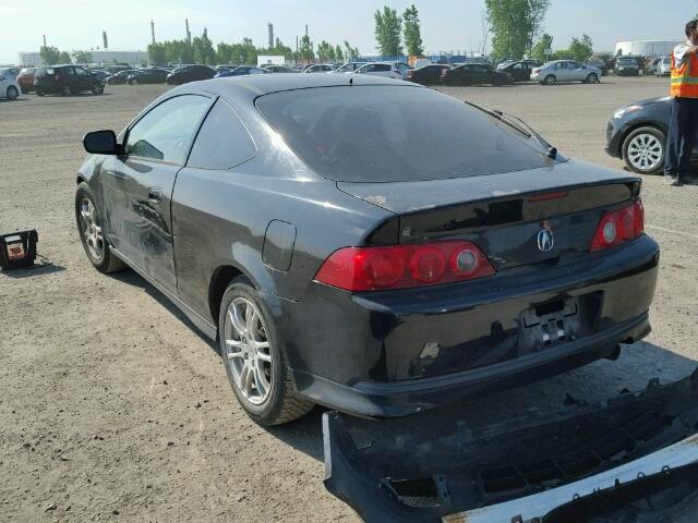 JH4DC53846S801050 - 2006 ACURA RSX BLACK photo 3