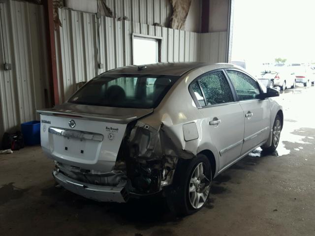 3N1AB6AP7CL731385 - 2012 NISSAN SENTRA 2.0 SILVER photo 4