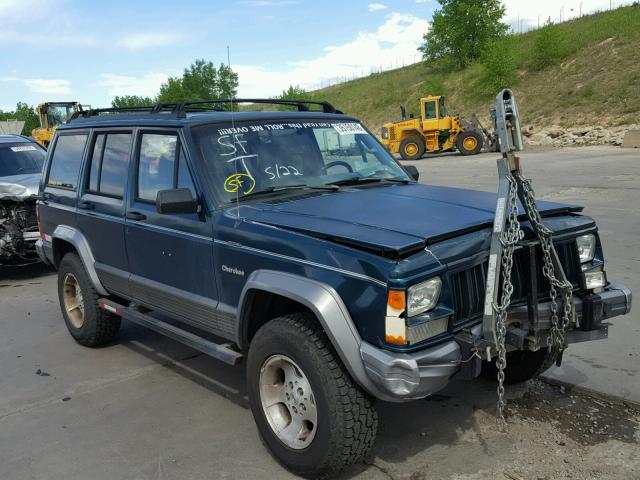 1J4FJ78S9TL183658 - 1996 JEEP CHEROKEE C GREEN photo 1