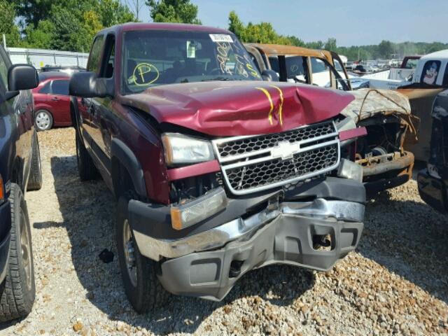 1GCHK23225F836399 - 2005 CHEVROLET SILVERADO MAROON photo 1