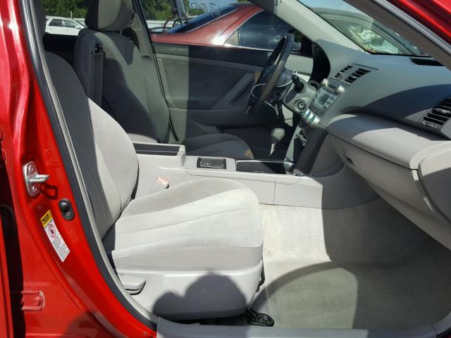 4T1BK46KX7U020435 - 2007 TOYOTA CAMRY NEW RED photo 5