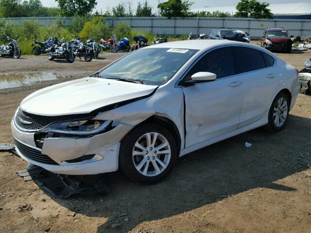 1C3CCCABXFN605441 - 2015 CHRYSLER 200 LIMITE WHITE photo 2