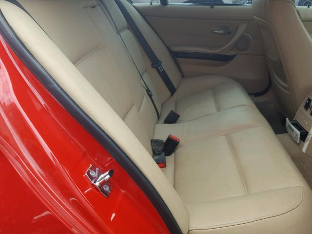 WBAVB33516PS17787 - 2006 BMW 330 I წითელი ფოტო 6
