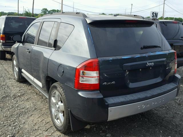 1J8FF57W67D144521 - 2007 JEEP COMPASS LI BLUE photo 3