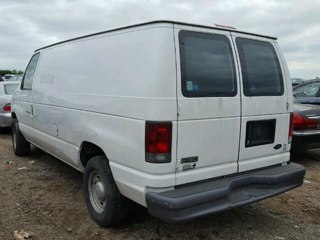 1FTRE14W45HA34108 - 2005 FORD ECONOLINE WHITE photo 3