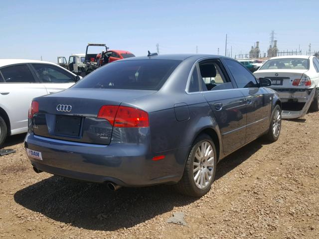 WAUDF78E46A088933 - 2006 AUDI A4 2.0T QU GRAY photo 4