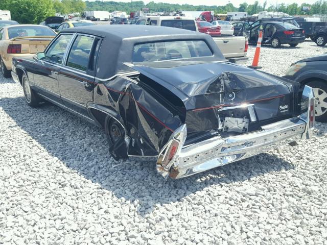 1G6DW54E5MR719414 - 1991 CADILLAC BROUGHAM BLACK photo 4