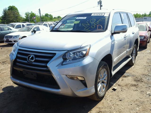 JTJBM7FX5E5080784 - 2014 LEXUS GX BASE SILVER photo 2