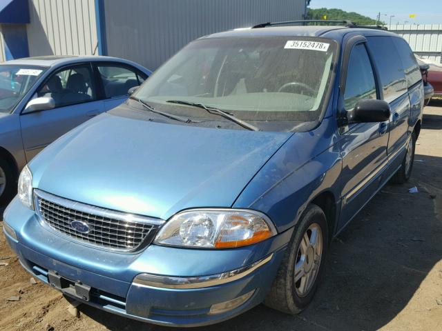 2FMDA52433BA29180 - 2003 FORD WINDSTAR S BLUE photo 2