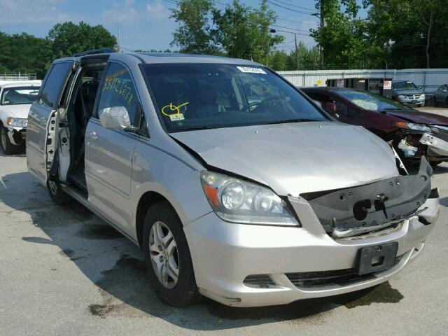 5FNRL386X6B403681 - 2006 HONDA ODYSSEY EX SILVER photo 1