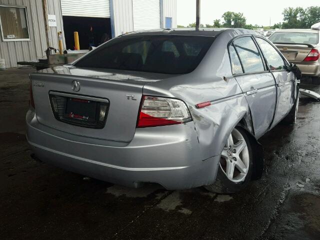 19UUA662X4A058550 - 2004 ACURA TL GRAY photo 4