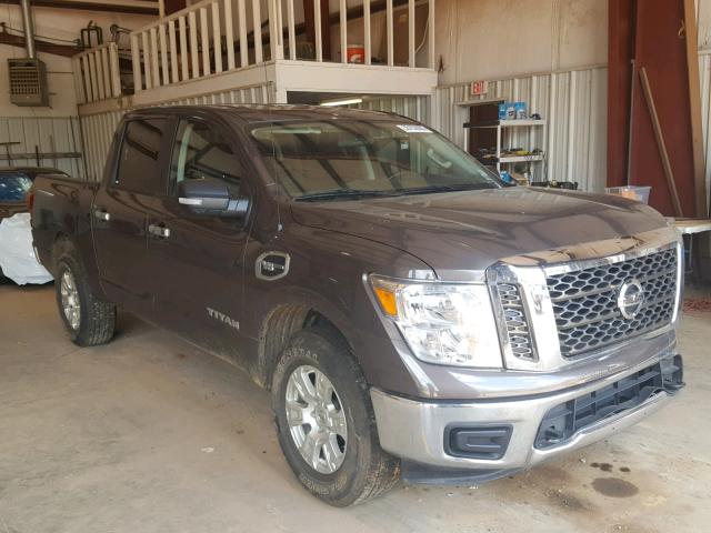 1N6AA1EJ6HN538965 - 2017 NISSAN TITAN S BROWN photo 1