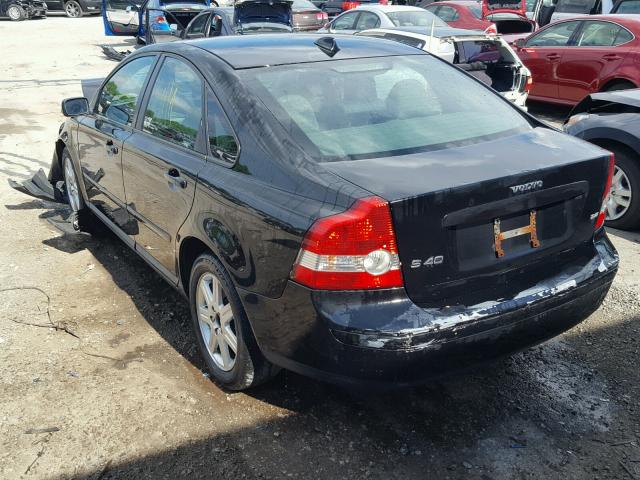 YV1MS382762173380 - 2006 VOLVO S40 2.4I BLACK photo 3