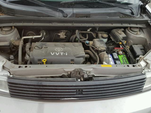 JTLKT324050198432 - 2005 TOYOTA SCION XB SILVER photo 7