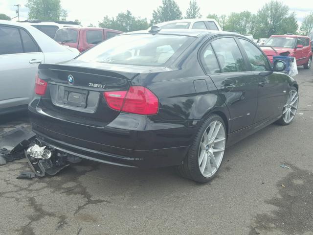 WBAPH7C53BA802043 - 2011 BMW 328 I BLACK photo 4