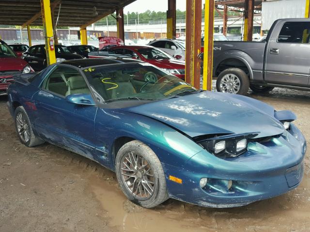 2G2FV22G512142155 - 2001 PONTIAC FIREBIRD F GREEN photo 1