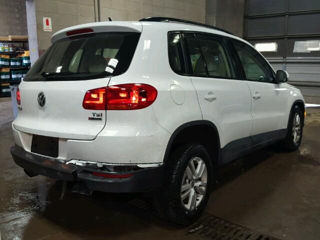 WVGBV7AX4GW553509 - 2016 VOLKSWAGEN TIGUAN WHITE photo 4