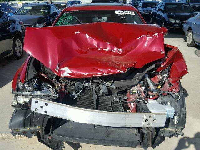 JTHBE1BL0FA007541 - 2015 LEXUS GS 350 RED photo 9