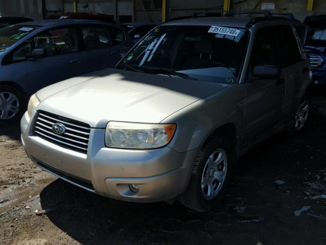 JF1SG63637H709448 - 2007 SUBARU FORESTER 2 SILVER photo 2