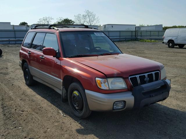 JF1SF65562H702333 - 2002 SUBARU FORESTER S RED photo 1