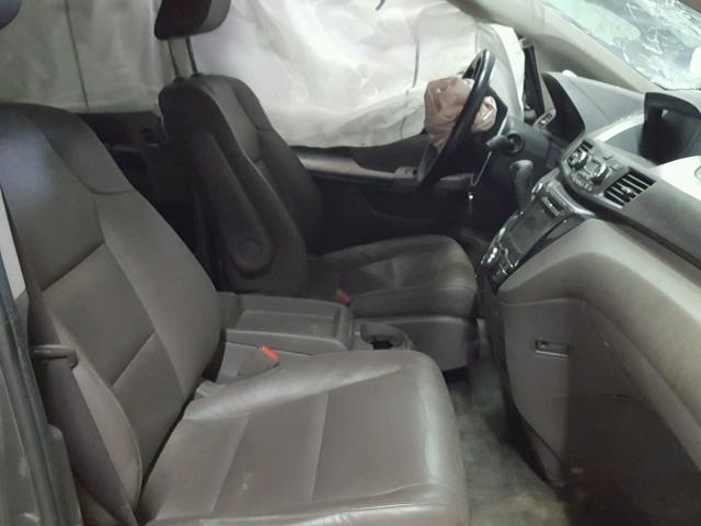 5FNRL5H67EB001305 - 2014 HONDA ODYSSEY EX GRAY photo 5