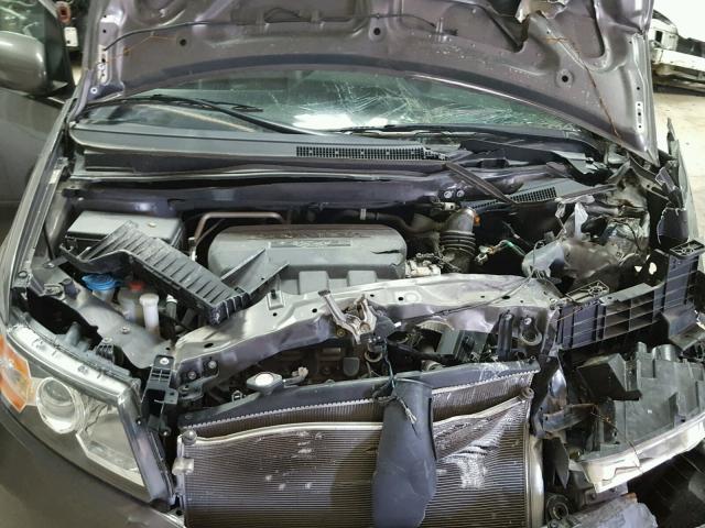 5FNRL5H67EB001305 - 2014 HONDA ODYSSEY EX GRAY photo 7