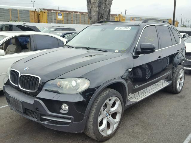 5UXFE83567LZ38285 - 2007 BMW X5 4.8I BLACK photo 2