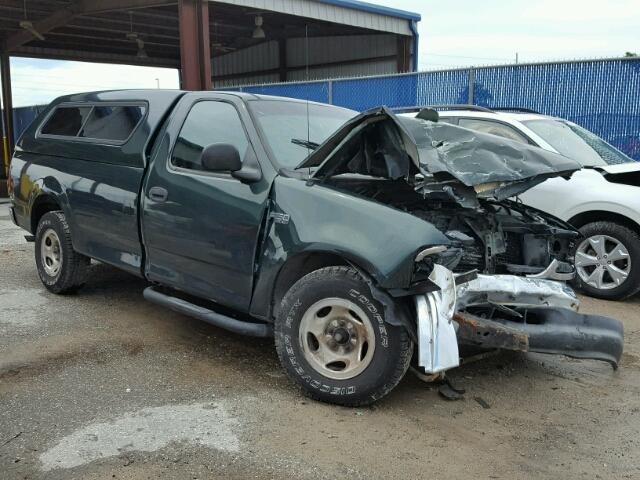 2FTZF17211CA71186 - 2001 FORD F150 GREEN photo 1