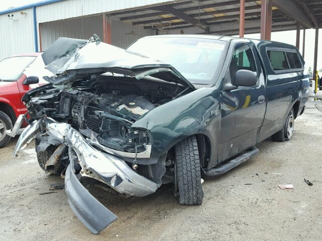 2FTZF17211CA71186 - 2001 FORD F150 მწვანე ფოტო 2